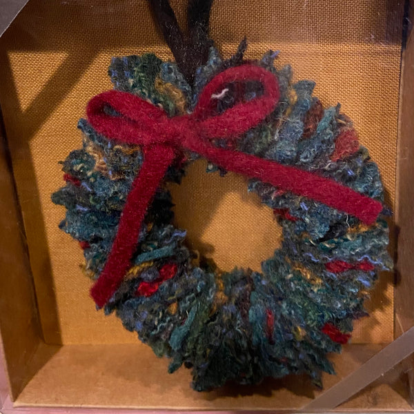 Woolen Wreath Ornament