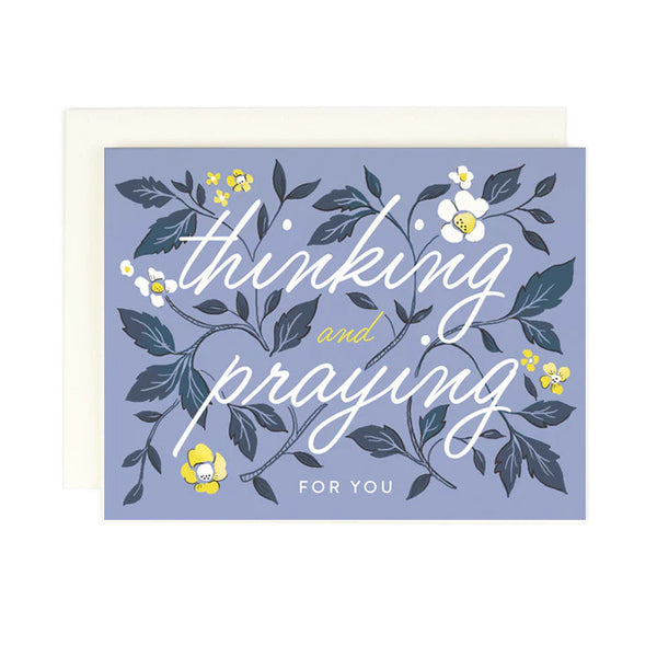 Thinking and Praying Greeting Card