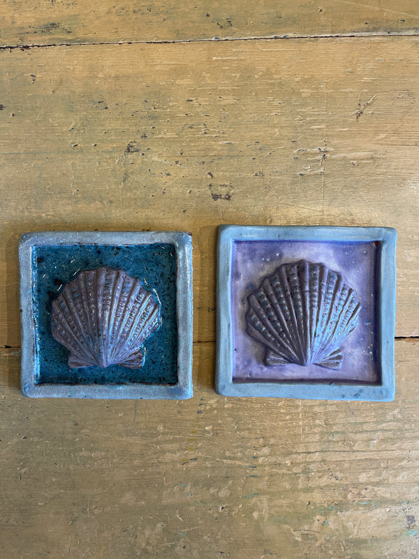 Coastal 4” x 4” Decorative Ceramic Tile