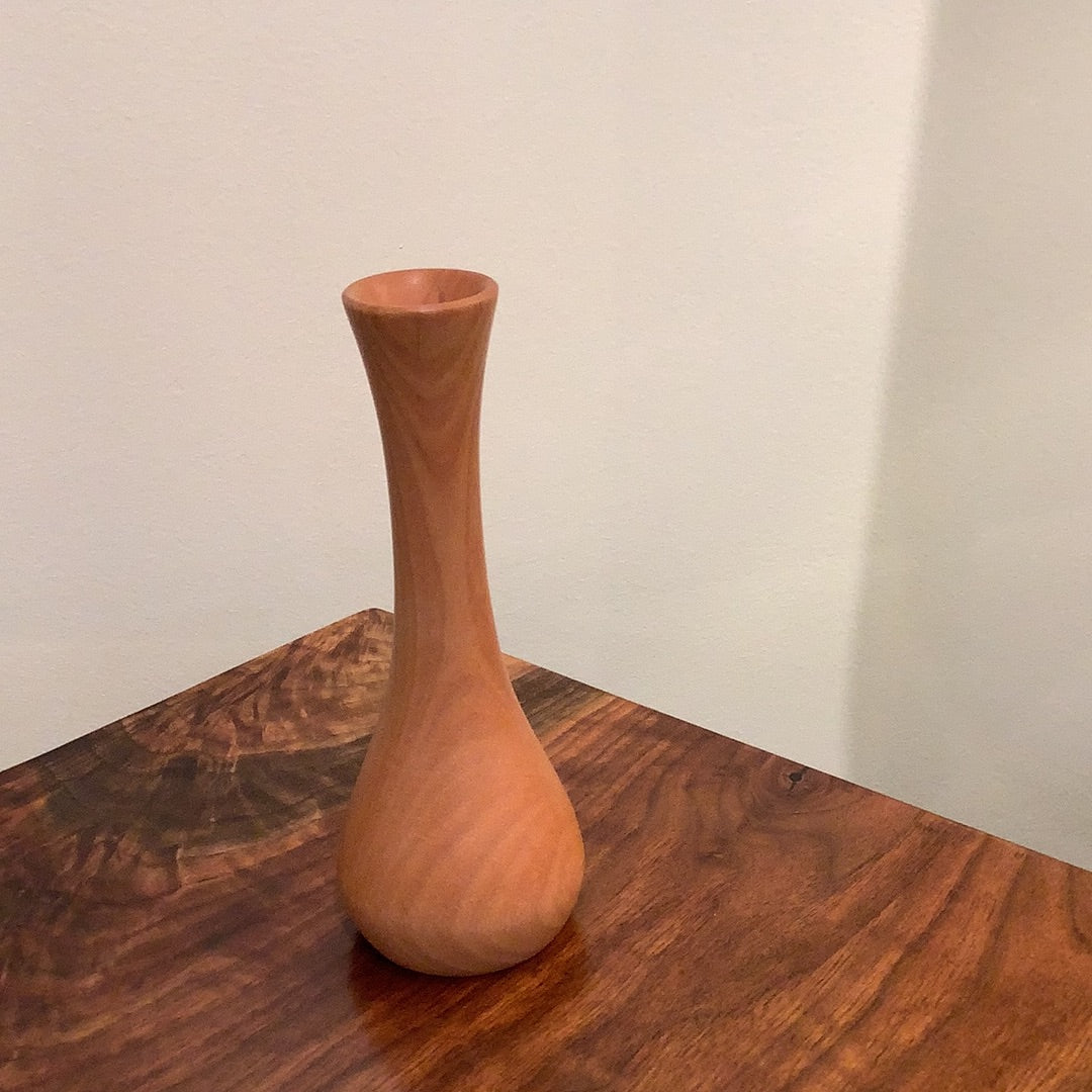 Wood Turned Birch Bud Vase