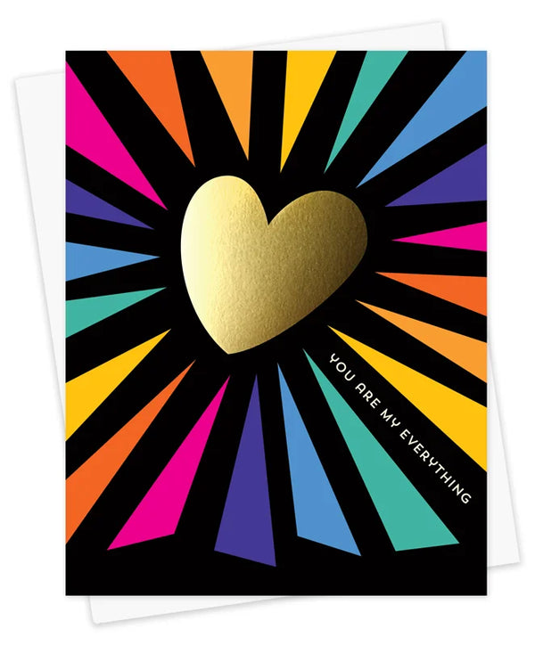 You are My Everything Greeting Card, Colorful