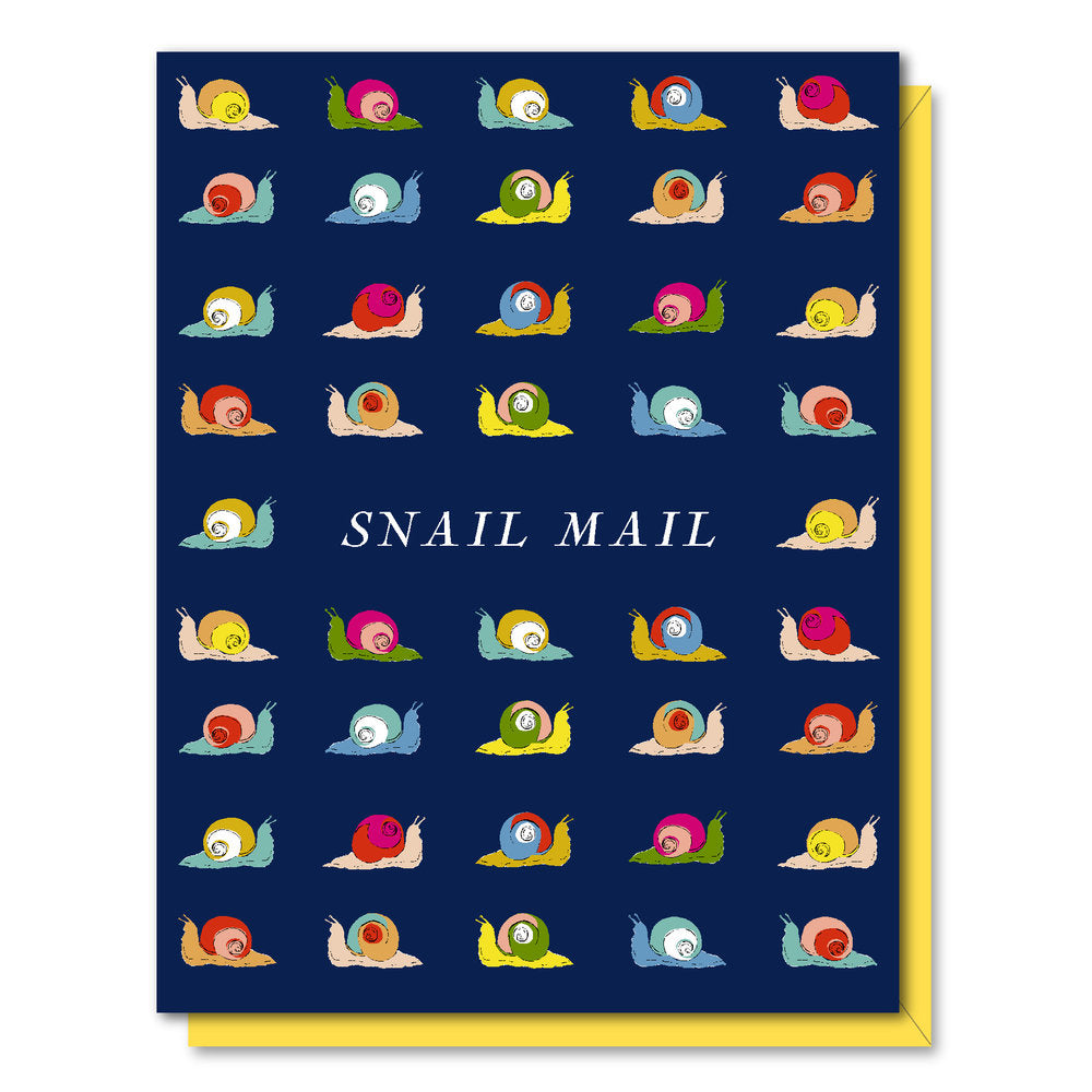 Snail Mail Greeting Card