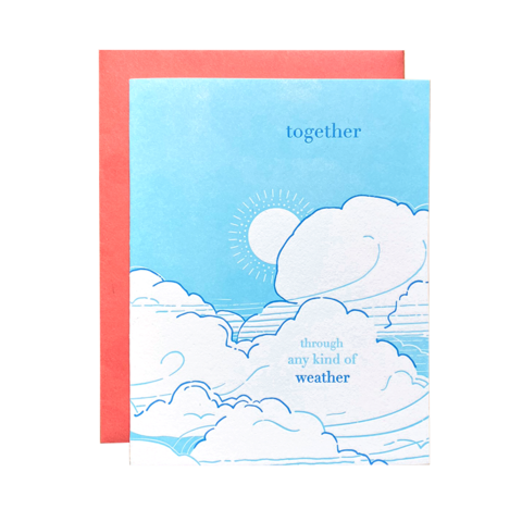 Together Weather Greeting Card