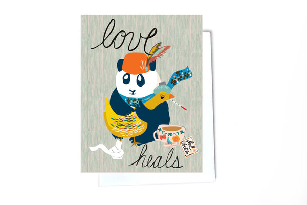 Love Heals Greeting Card