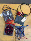 Handmade Zippered Shoulder Bags with Straps