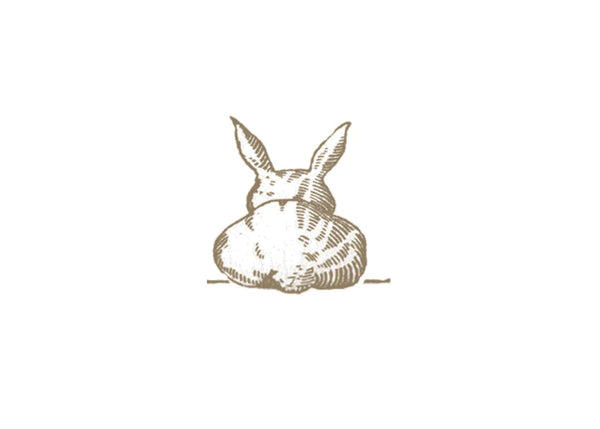 Single Note Card, Rabbit