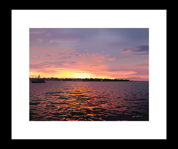 Edgartown Harbor Sunset