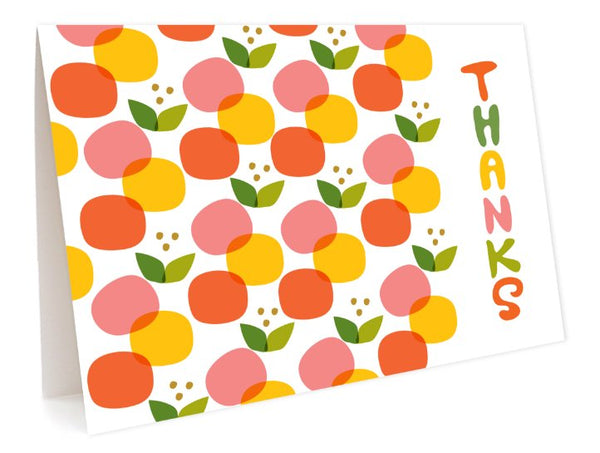 Summer Citrus Thank You Cards (box, set of 6)