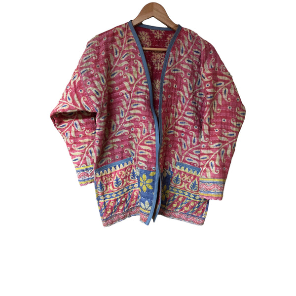 Reversible Kantha Kimono 136083 Petite